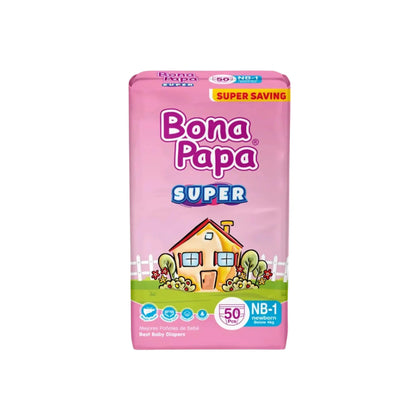 Bona Papa Nb-1 Diapers 50Pcs - UK Hypermart