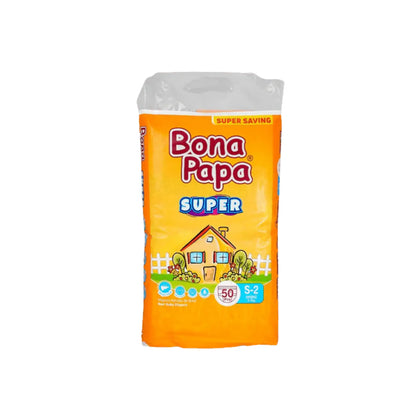 Bona Papa S2 Diapers 50Pcs - UK Hypermart