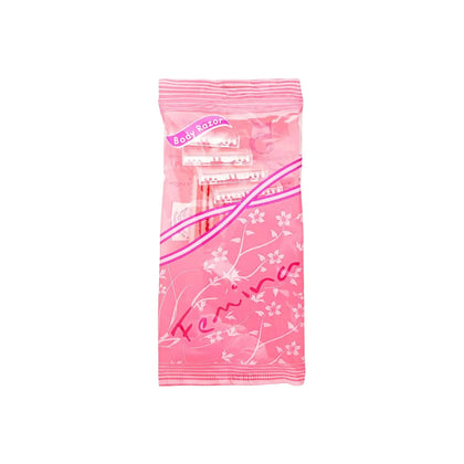 Treet Femina Stainless Steel Single Blade Disposable Razor 5 Ct - UK Hypermart