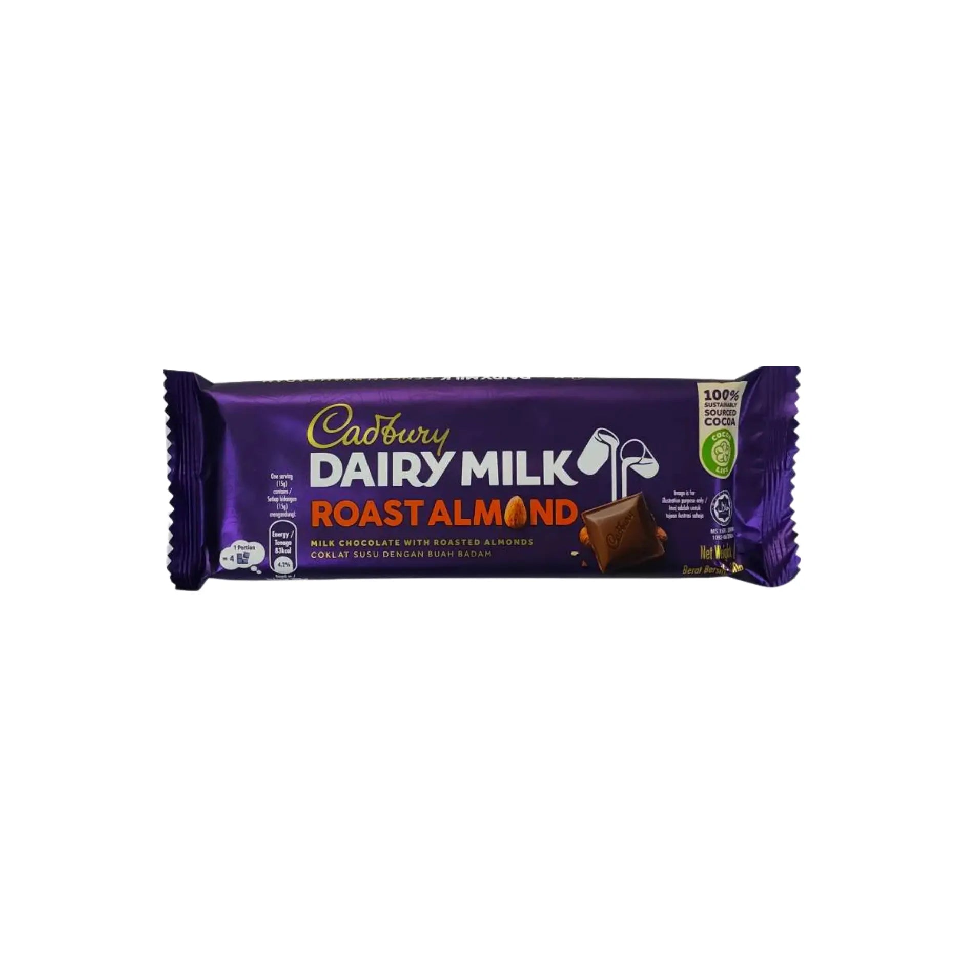 Cadbury Dairy Milk Roast Almond 90GM Main image