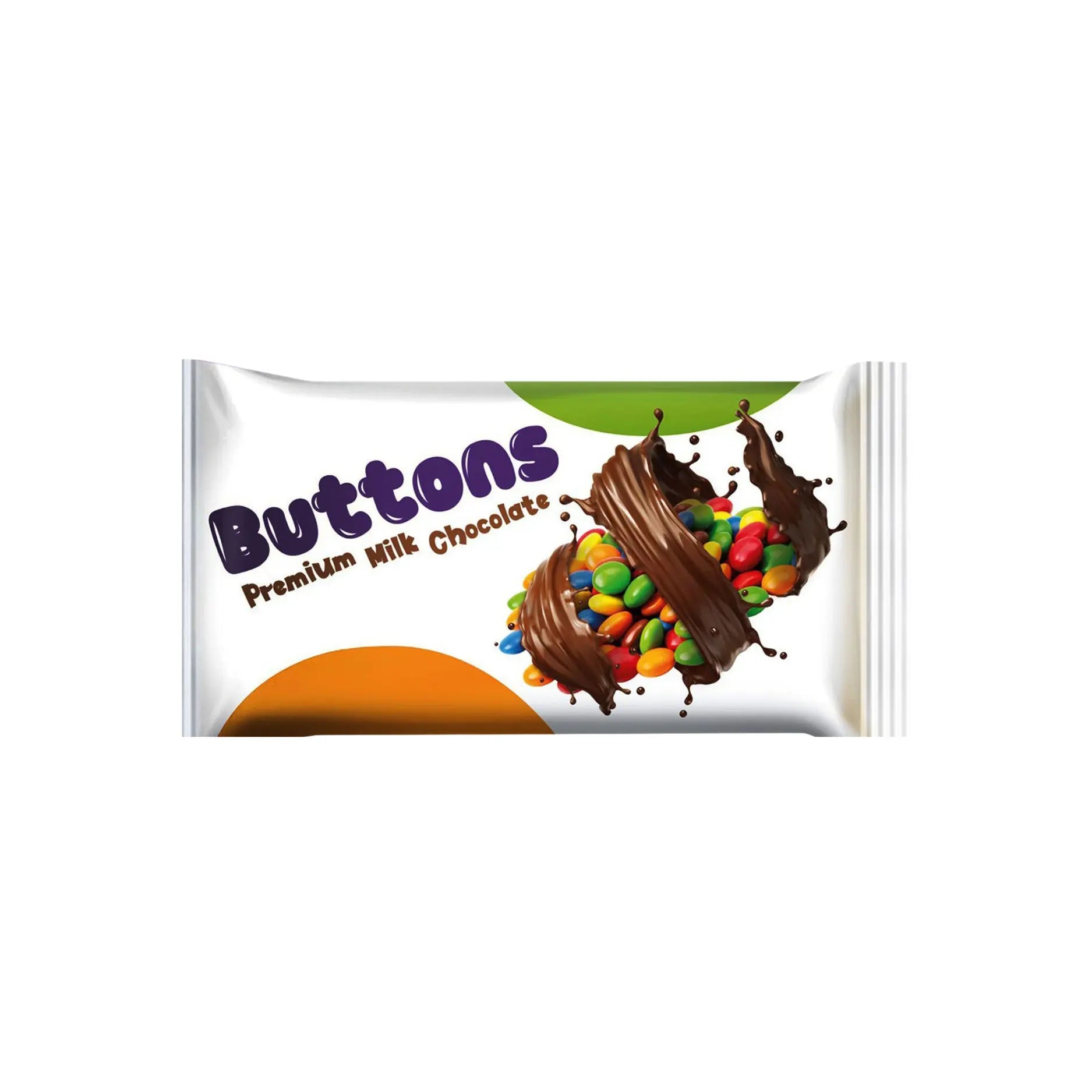 Candyland Buttons Chocolate Main image