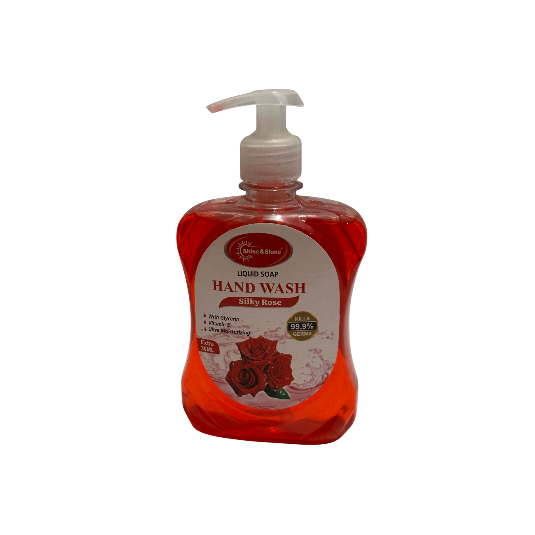 Shine & Shine Hand Wash Silk  Rose 530Ml