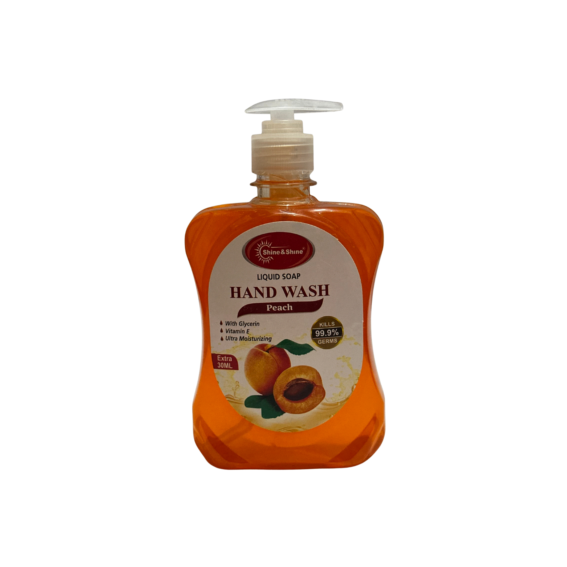 Shine & Shine Hand Wash Peach 530Ml