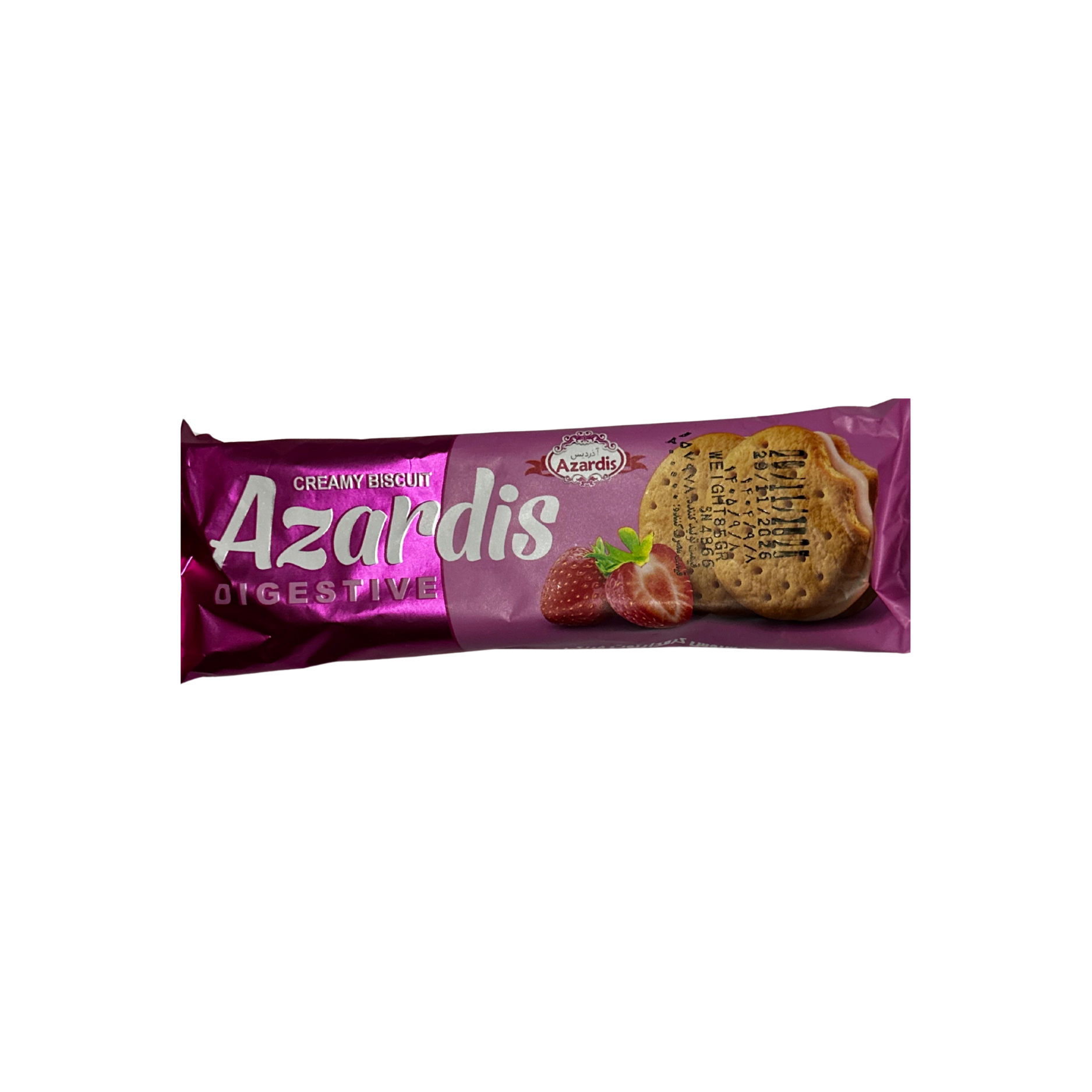 Azardis Digestive Strawberry Biscuits Main image