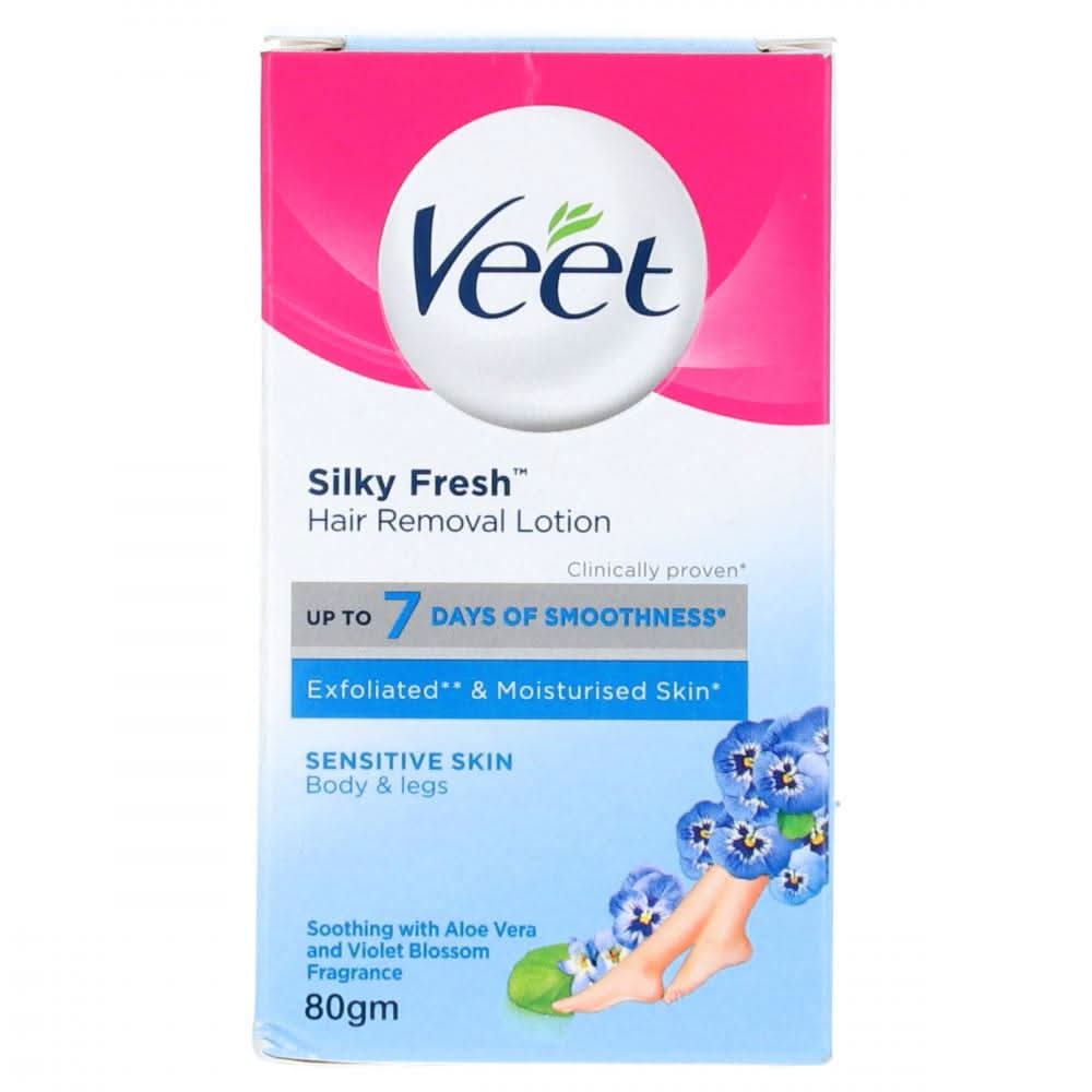 Veet Sensitive Skin Hair Removal Lotion 80gm Main image