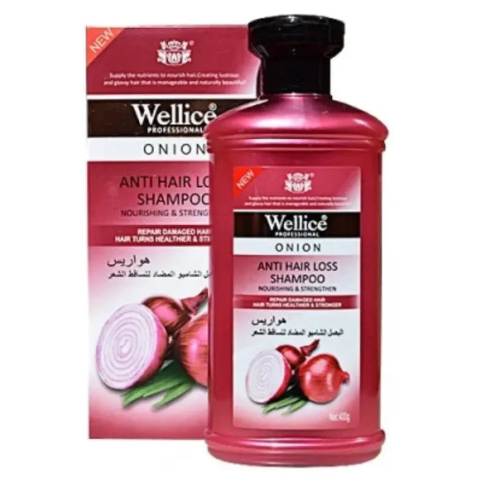 Wellice Onion Anti-Hair Loss Shampoo 400g Main image