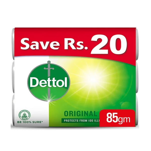 Dettol Original Soap 3 x 85g