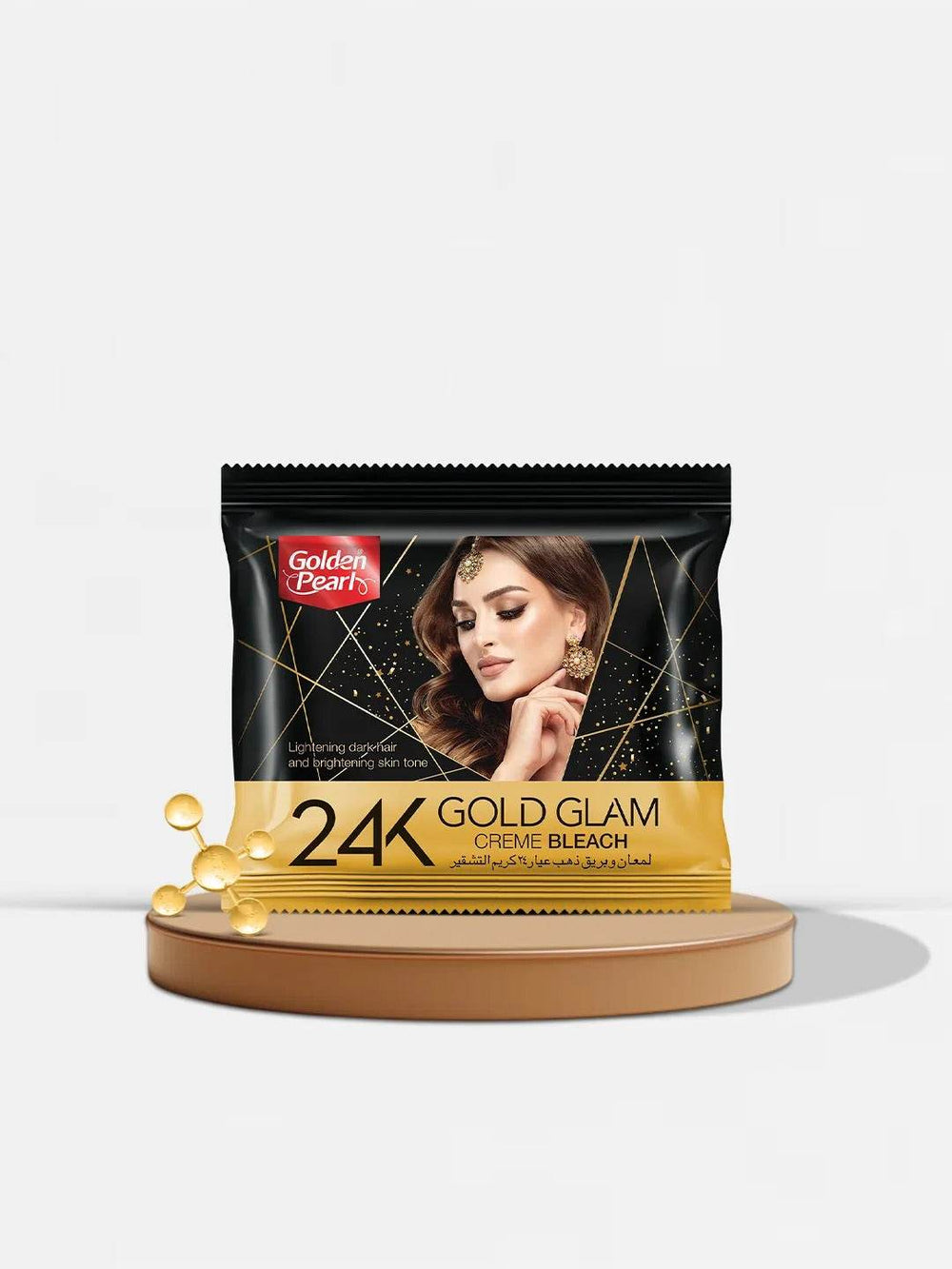 Golden Pearl 24K Gold Glam Creme Bleach Sachet