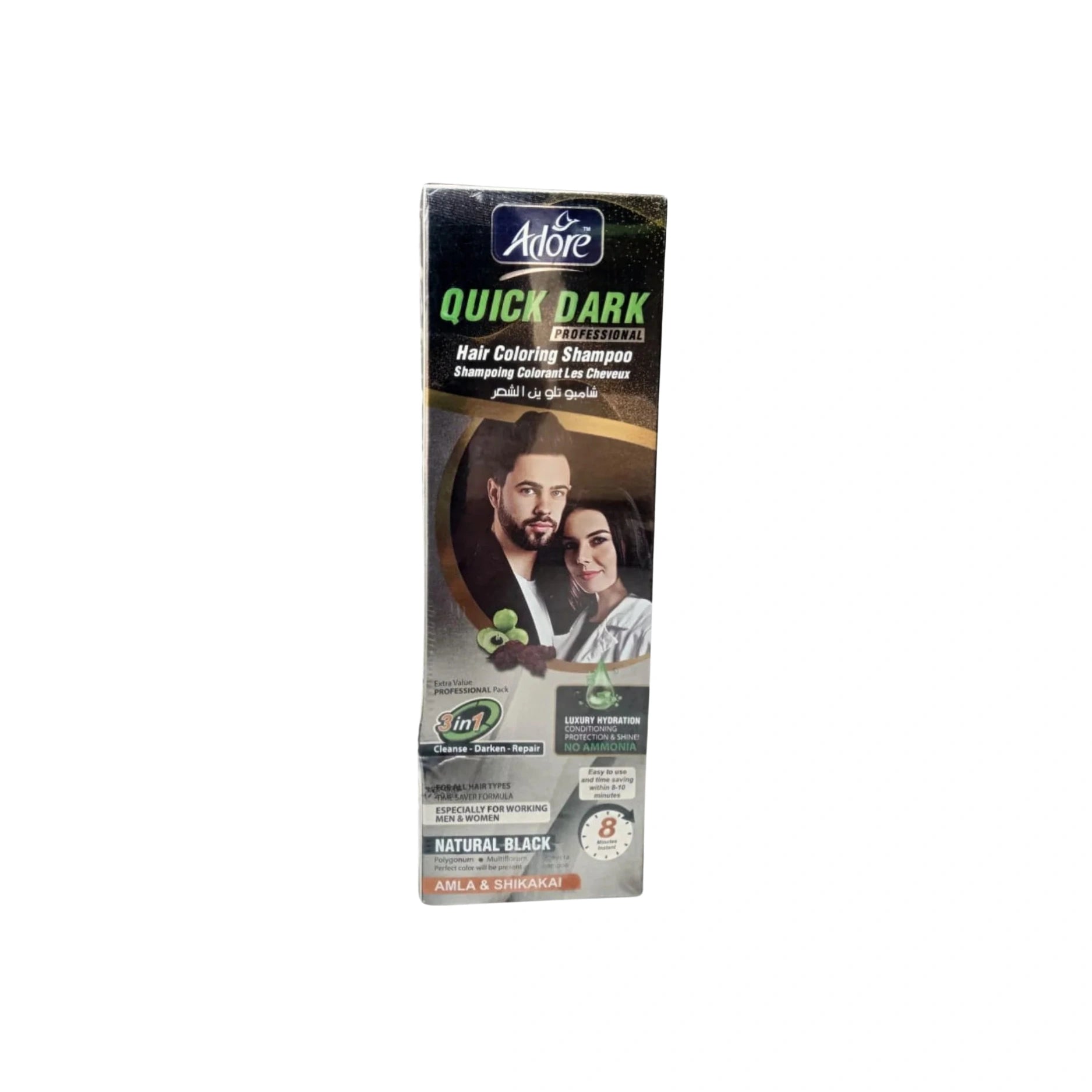 Adore Quick Black Hair Colour Shampoo Main image