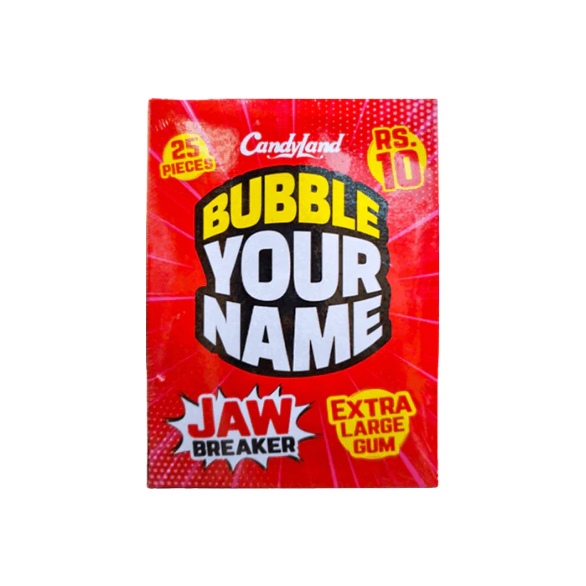 Candyland Bubble Your Name Gum