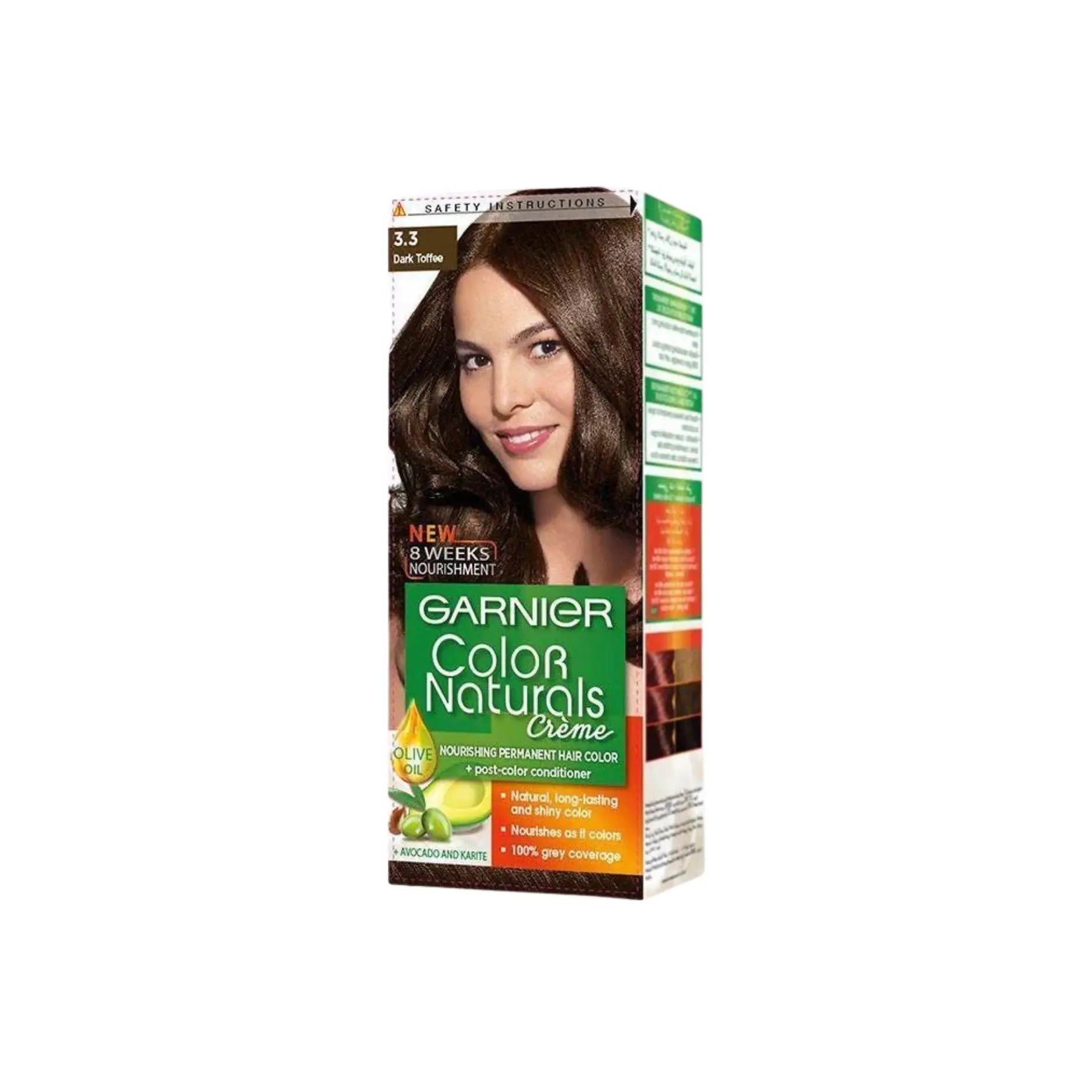 Garnier Toffee Brown Black Hair Colour Main image