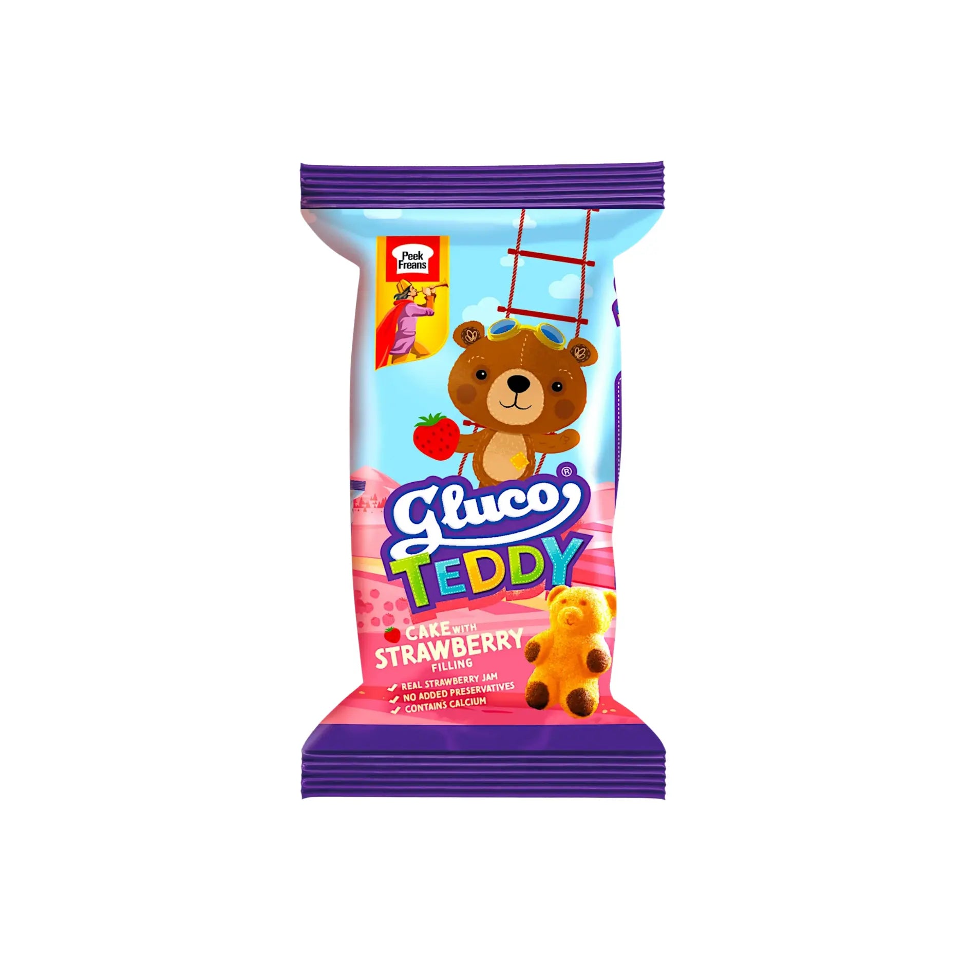 Peek Freans Gluco Teddy Cake Strawberry Main image