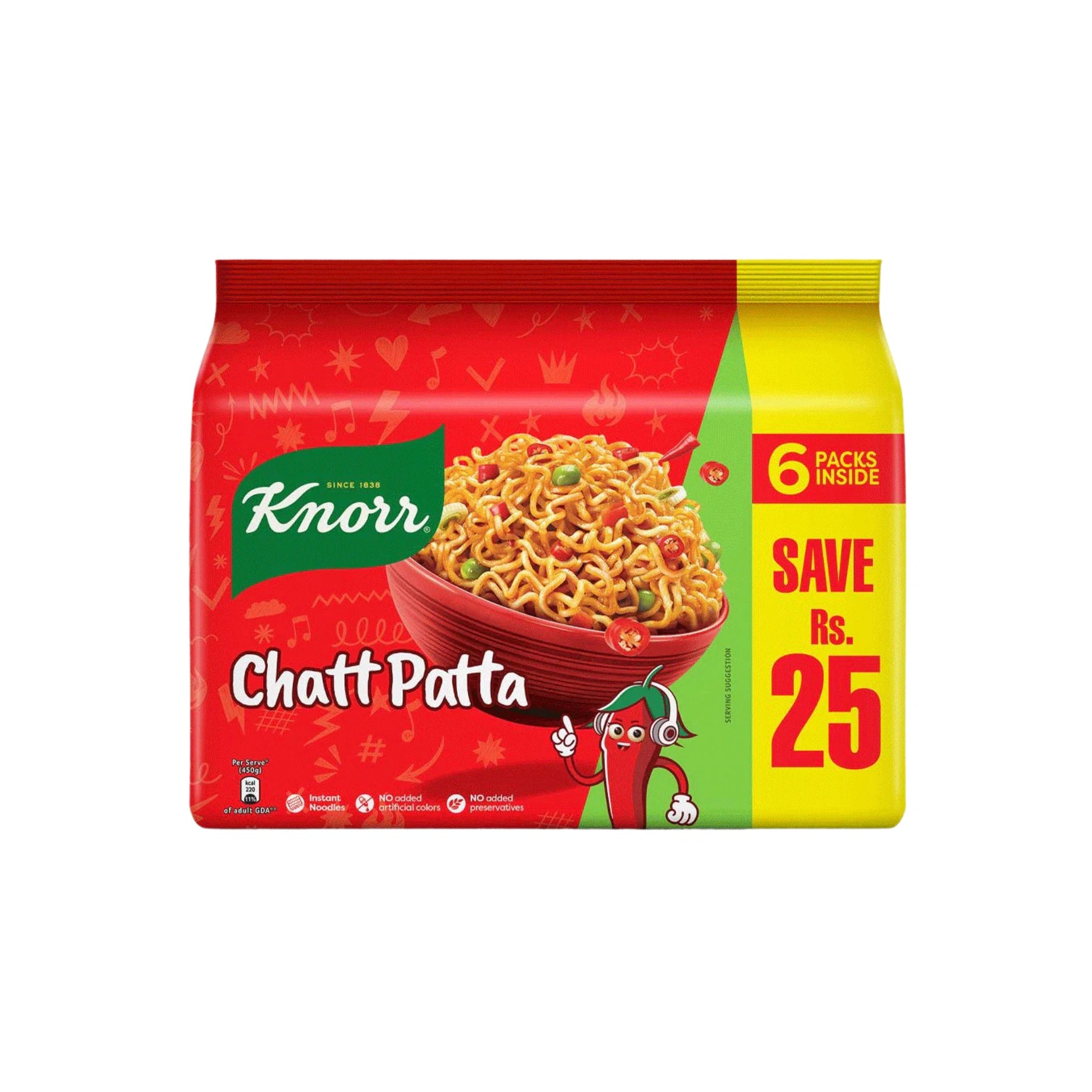 Knorr Chatpata Noodles 6 In 1