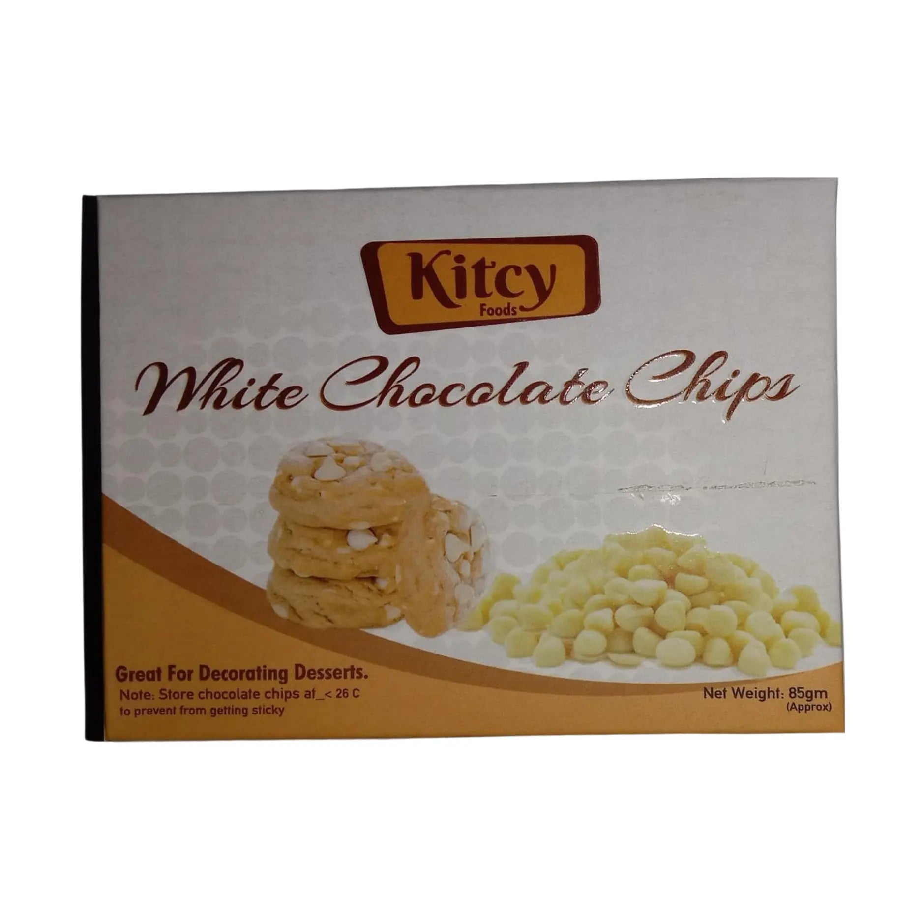 Kitcy White Chocolate Chips 80GM Main image