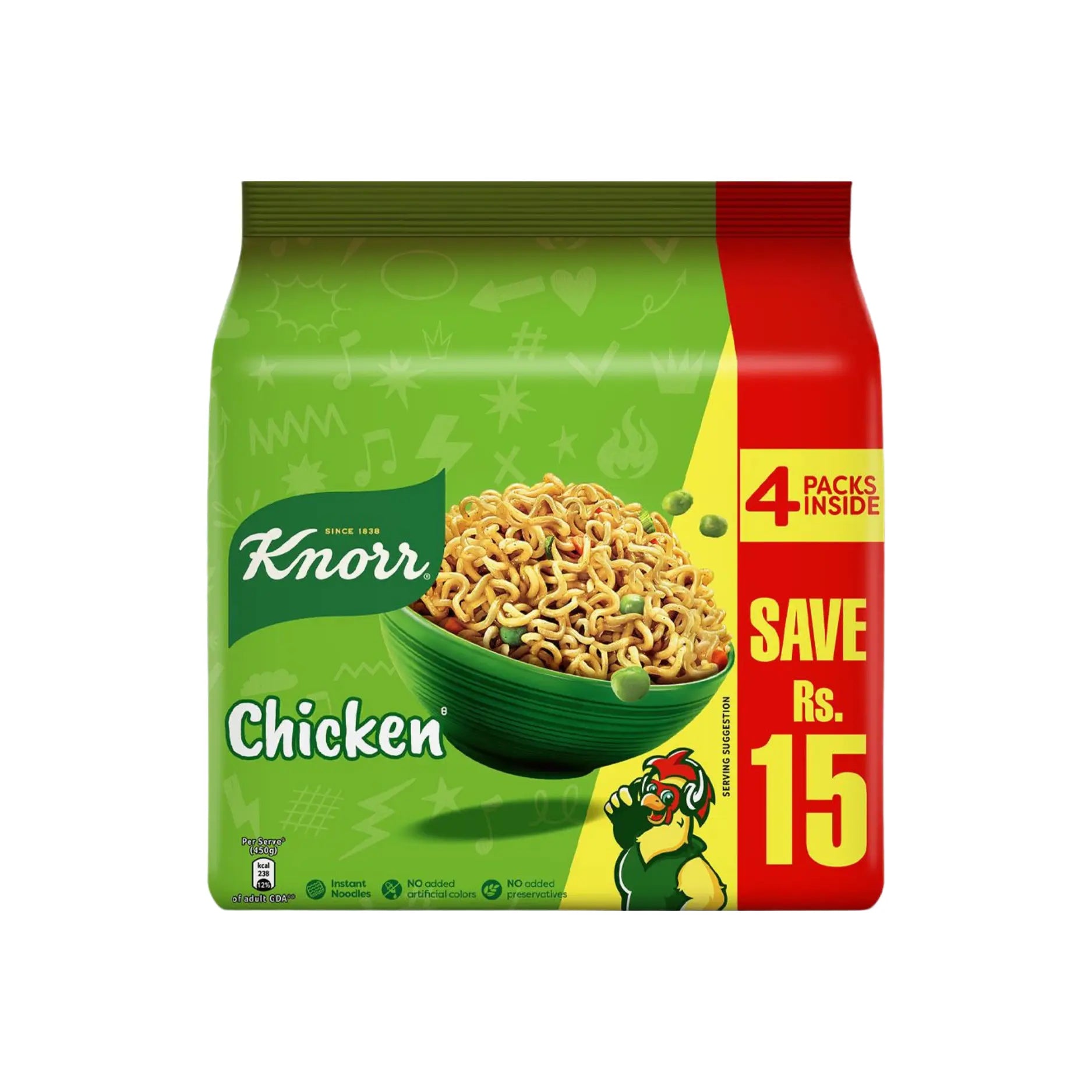 Knorr Chicken Noodles 4In1 Pack Main image