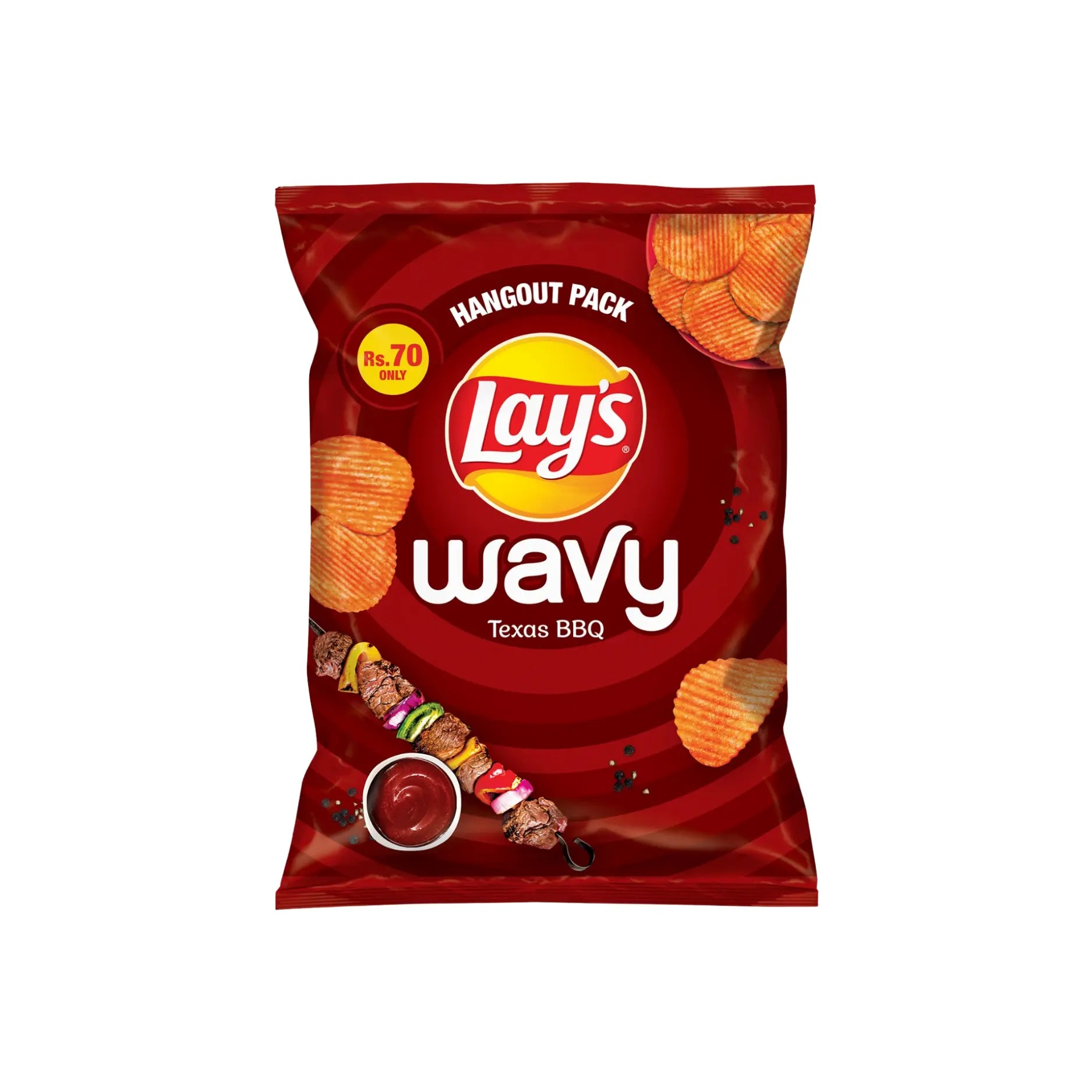 Lays Wavy BBQ 45GM
