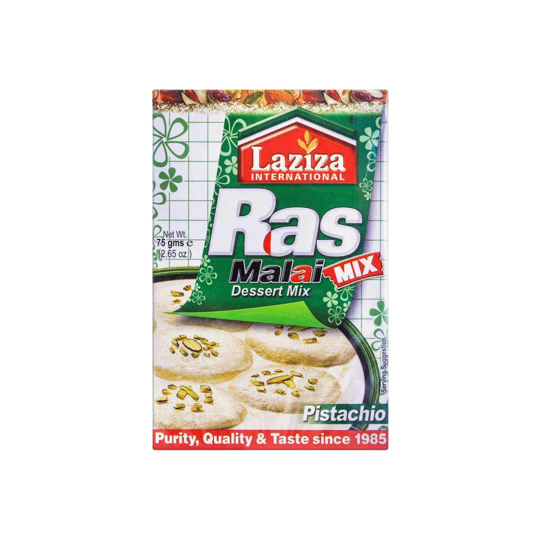 Laziza Ras Malai Pista 75GM