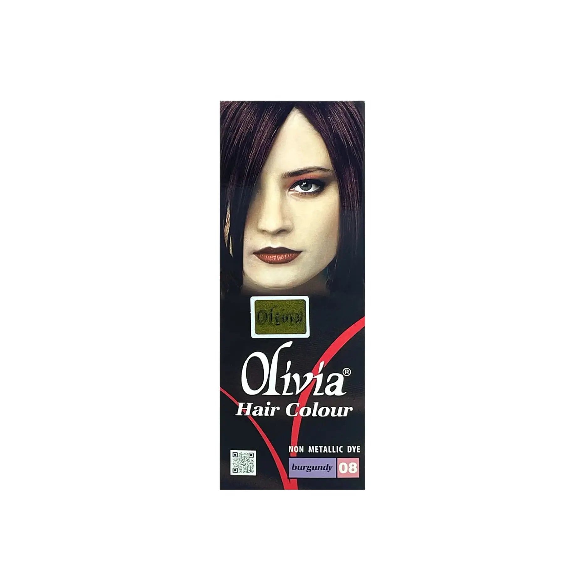 Olivia Burgundy Hair Colour Main image