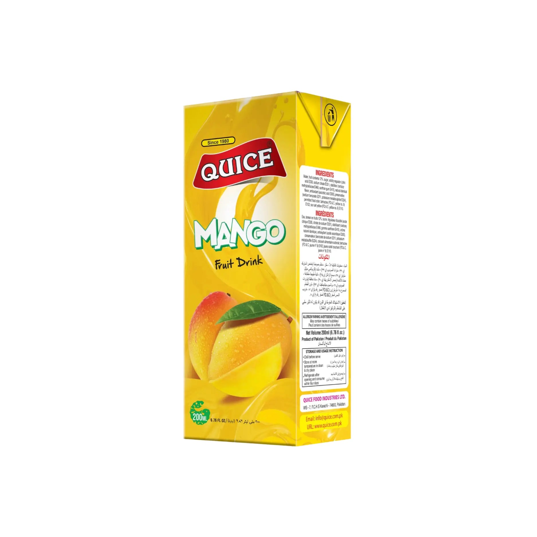 Quice Mango 200ML Main image