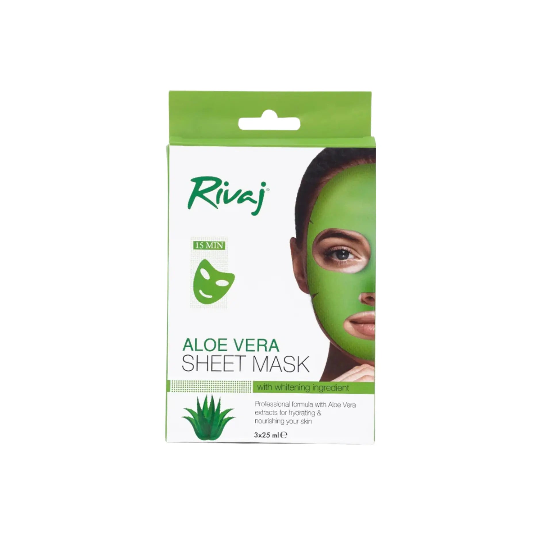 Rivaj Aloe Vera Sheet Mask 25Ml Main image