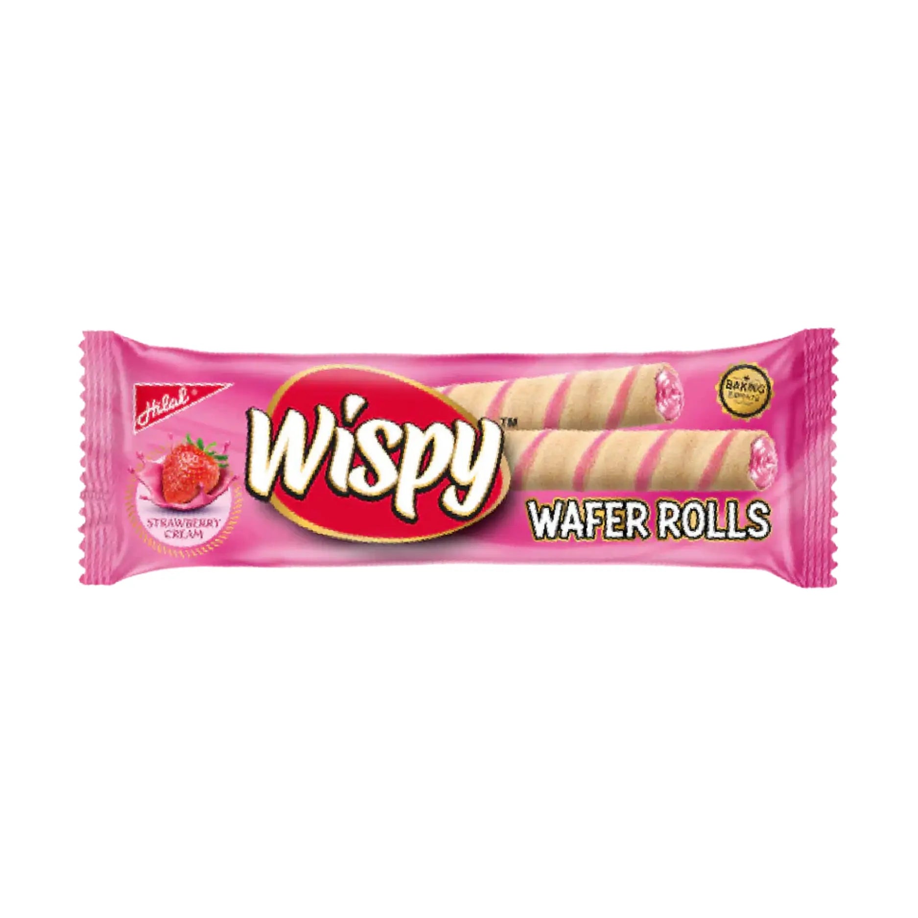 Hilal Wispy Twin Strawberry Wafer Roll