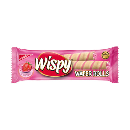 Hilal Wispy Twin Strawberry Wafer Roll - UK Hypermart