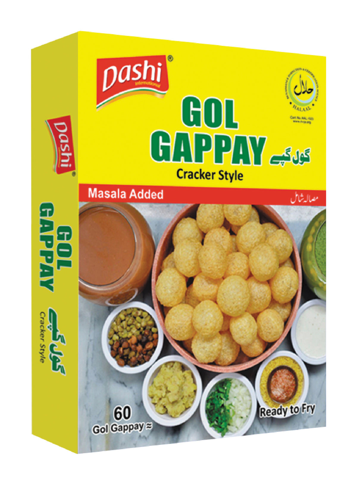 Dashi Gol Gappay 60 Pieces Box