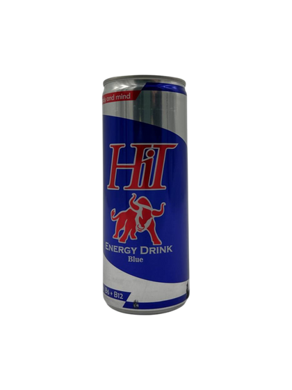 Hit Energy Drink Blue 250ml can