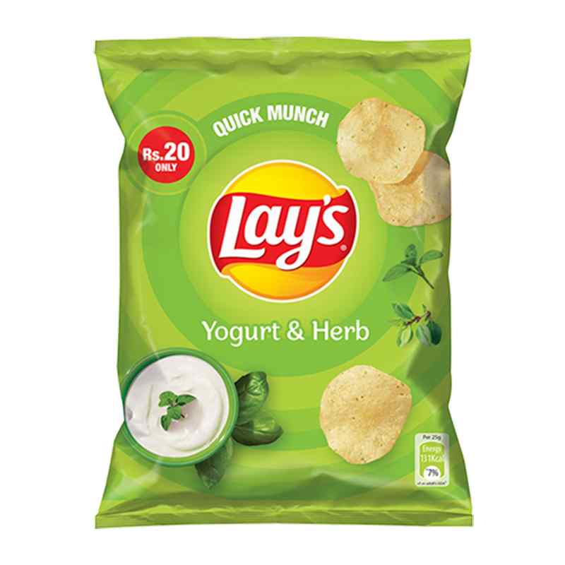 Lay's Yogurt & Herb Chips Rs 20