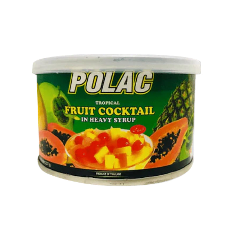 Polac tropical fruit cocktail in syrup 234g can