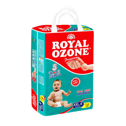Royal Ozone Premium Baby Diapers XXL Size 6, 50 pieces