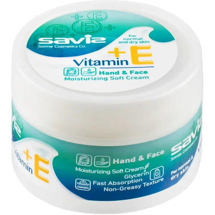 Saviz vitamin E moisturizing cream 180g jar