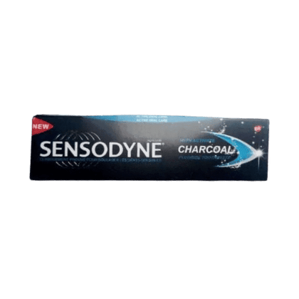 Sensodyne Active Charcoal Fluoride Toothpaste 100ml original box and tube