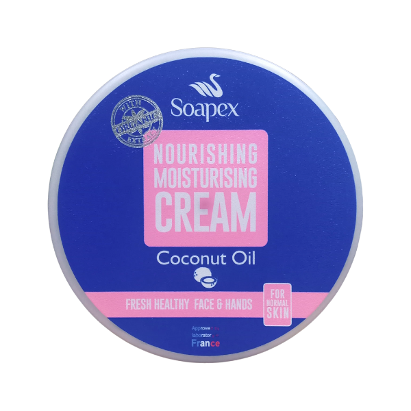 Soapex Coconut Oil Nourishing Moisturising Cream 220ml tub