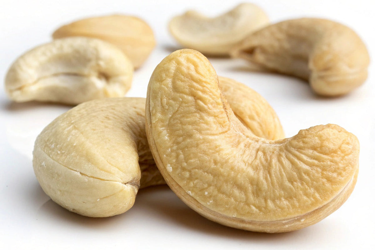 UK Cashew 250G - cashew nuts on white background Main image