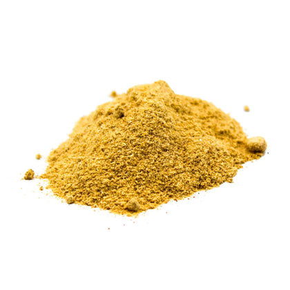 Loose dried mango powder without packaging