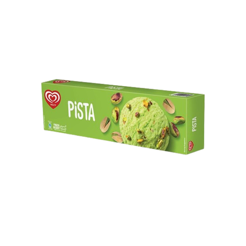 Wall's One Pista ice cream 800ml brick packaging Main image
